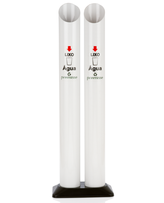 Dispenser Clean Executiva - Lixeira Dupla Água/Água